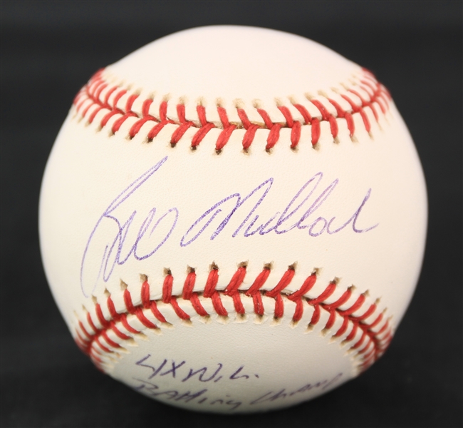 1995-99 Bill Madlock Pittsburgh Pirates Signed ONL Coleman Baseball (JSA)