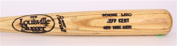 1993-96 Jeff Kent New York Mets Louisville Slugger Professional Model Bat (MEARS A7)