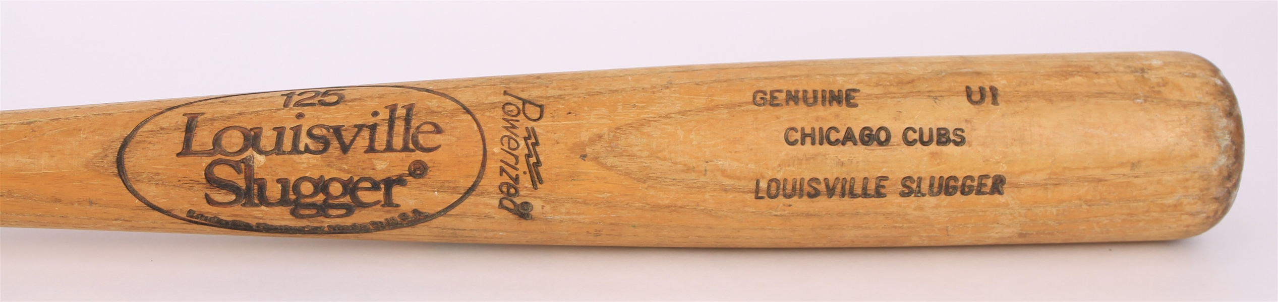 1980-83 Chicago Cubs Organizational Louisville Slugger Professional Model Game Used Bat (MEARS LOA)