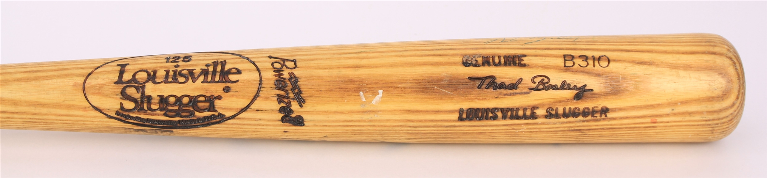 1984-85 Thad Bosley Chicago Cubs Signed Louisville Slugger Professional Model Game Used Bat (MEARS LOA/JSA)  