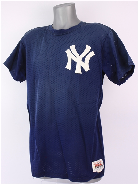 1991 Gary Weil New York Yankees Batting Practice Jersey (MEARS LOA/Steiner)