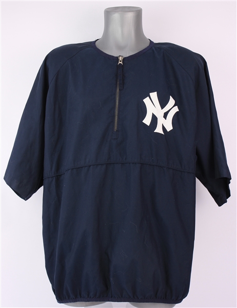 2003-09 Roger Kahlow Hideki Matsui Translator New York Yankees Warm Up Jacket (MEARS LOA) 