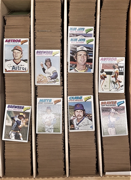 1977 Topps Baseball (Lot of 2,000+)