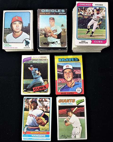 1970s Topps Baseball Card Lot (50+)