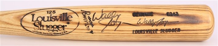 1985-86 Wally Joyner California Angels Signed Louisville Slugger Professional Model Bat (MEARS LOA/JSA)