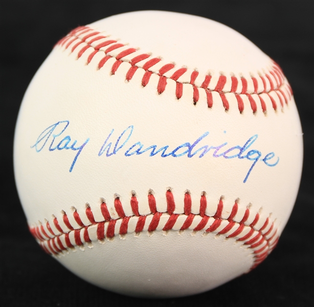 1987-88 Ray Dandridge Negro Leagues Signed ONL Giamatti Baseball (JSA)