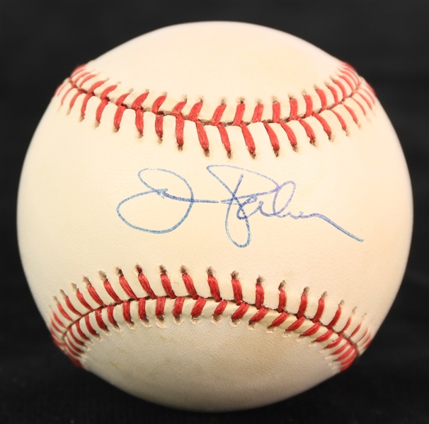 1985-89 Jim Palmer Baltimore Orioles Signed OAL Brown Baseball (JSA)