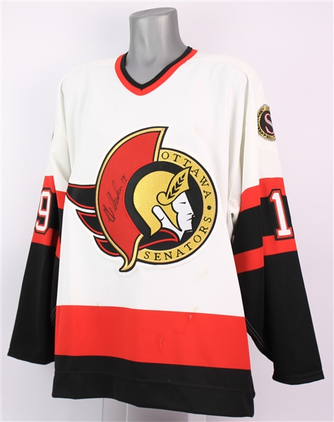 1996-97 Alexei Yashin Ottawa Senators Signed Jersey (JSA/Team Letter)