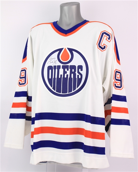 1996 Wayne Gretzky Edmonton Oilers Signed Jersey (JSA)