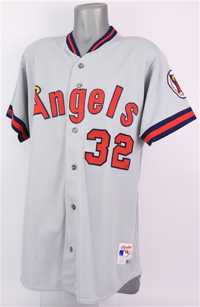 1990 Dave Winfield California Angels Game Worn Road Jersey (MEARS A5)