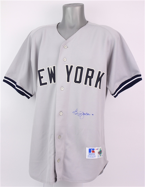 2000s Reggie Jackson New York Yankees Signed Jersey (PSA/DNA)