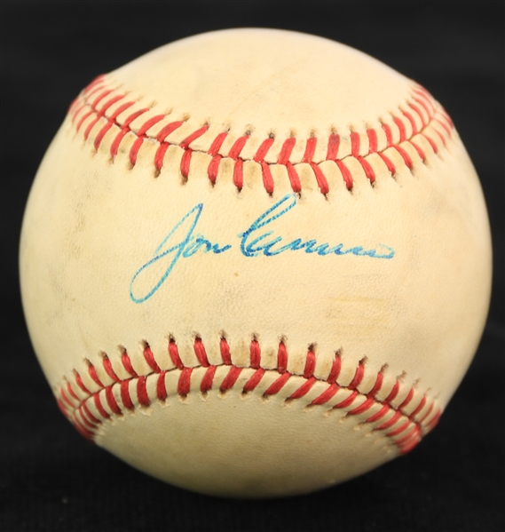1985-89 Jose Canseco Oakland Athletics Signed OAL Brown Game Used Baseball (MEARS LOA/JSA)
