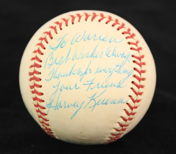 1976 Harvey Kuenn Milwaukee Brewers Signed OAL MacPhail Baseball (JSA)