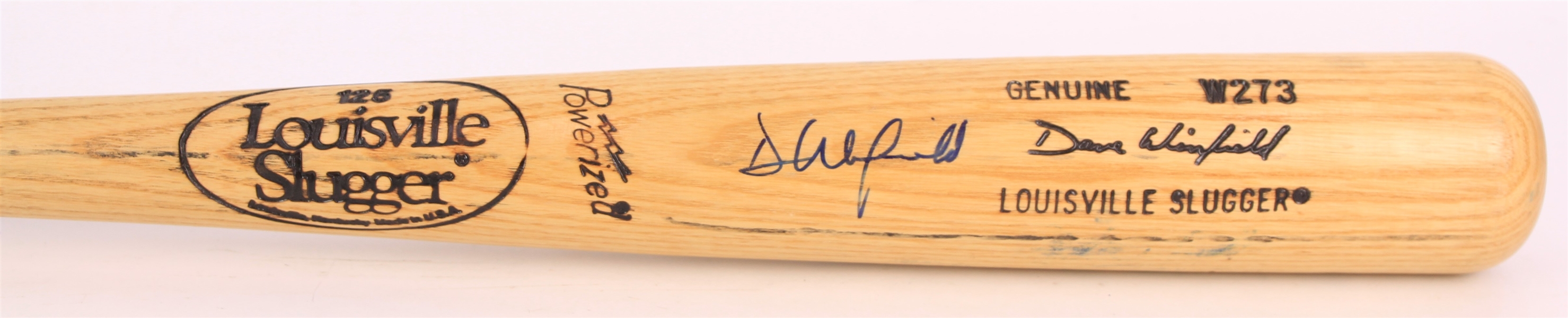 1986-88 Dave Winfield New York Yankees Signed Louisville Slugger Professional Model Bat (MEARS A6/JSA) 