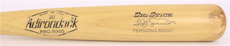 1981 Ted Simmons Milwaukee Brewers Adirondack Professional Model Bat (MEARS LOA)