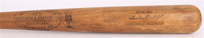 1962 Howie Bedell Milwaukee Braves H&B Louisville Slugger Professional Model Game Used Bat (MEARS LOA)