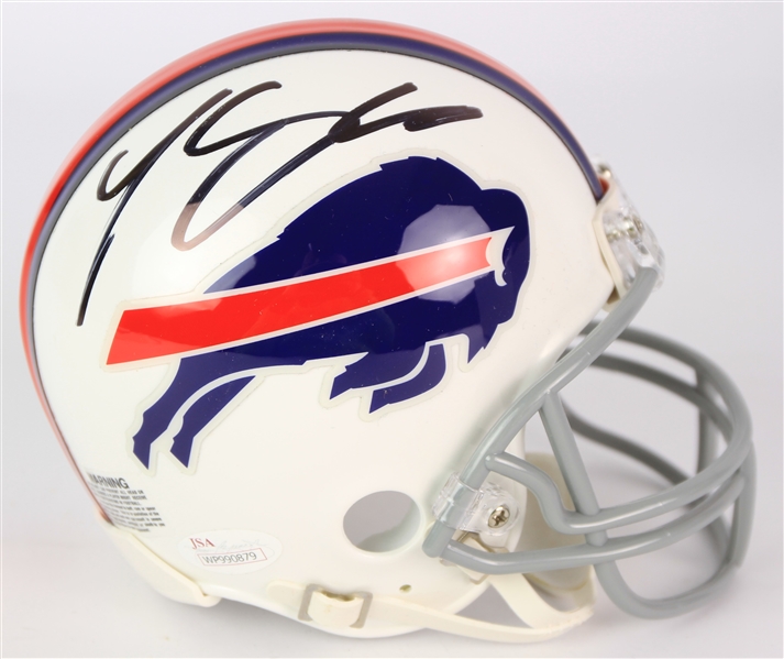 2018 LeSean McCoy Buffalo Bills Signed Mini Helmet (*JSA*)