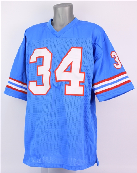 2000s Earl Campbell Houston Oilers Signed Career Accomplishments Jersey (PSA/DNA)