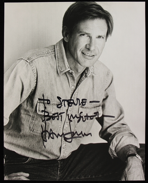 1990s Harrison Ford Signed 8" x 10" Photo (JSA)