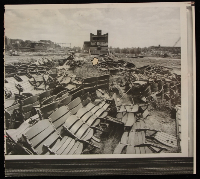 1964 New York Giants Polo Grounds Demolition Original 6.5" x 7" Photograph