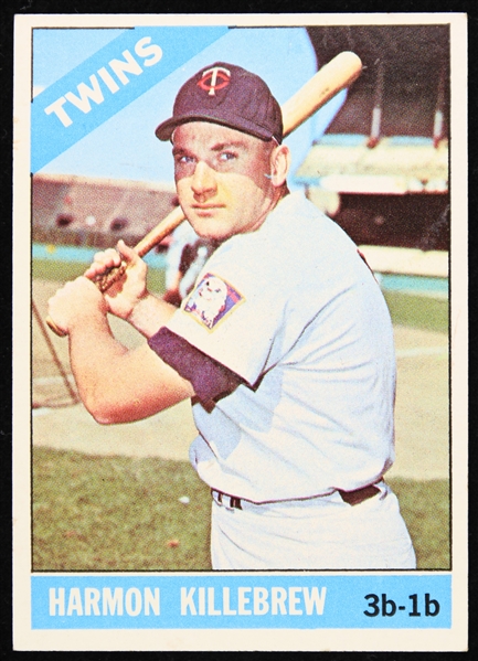 1966 Harmon Killebrew Minnesota Twins Topps Baseball Trading Card