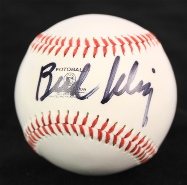 1996 Bud Selig Milwaukee Brewers Owner Signed Miller Park Groundbreaking Baseball (JSA)