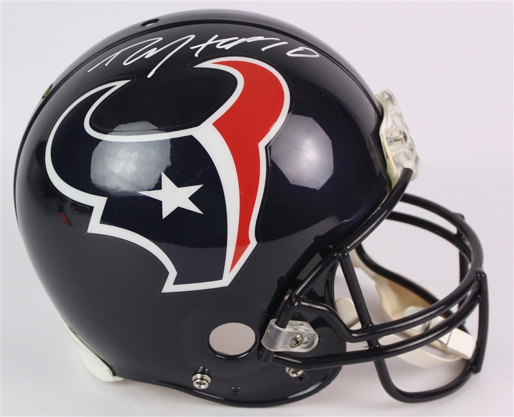 2013-19 DeAndre Hopkins Houston Texans Signed Full Size Helmet (*JSA*)