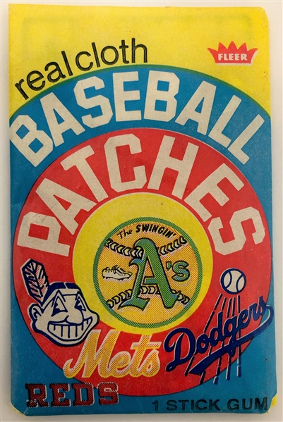 1975 Fleer Baseball Patches Unopened Pack