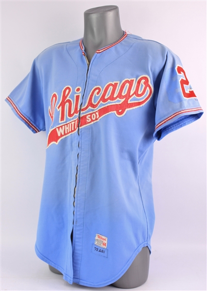 1973 Mike Andrews Chicago White Sox Game Worn Road Jersey (MEARS LOA)
