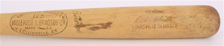 1967-69 Rick Bladt Chicago Cubs H&B Louisville Slugger Professional Model Game Used Bat (MEARS LOA)