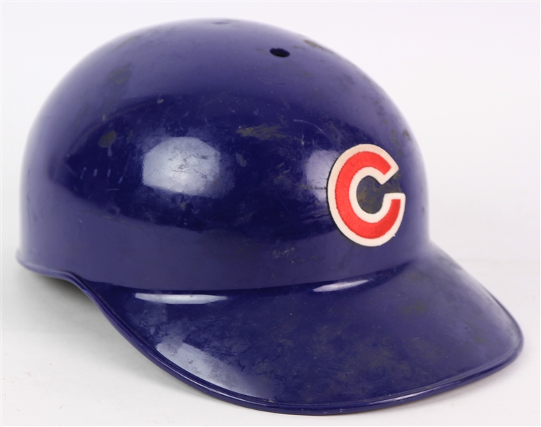 2010s Chicago Cubs Game Worn Catcher Helmet (MEARS LOA)