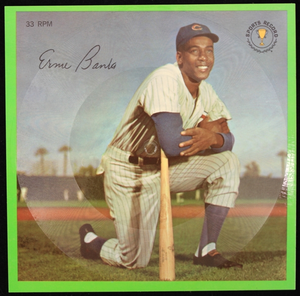1964 Ernie Banks Chicago Cubs Auravision 33 RPM Sports Record