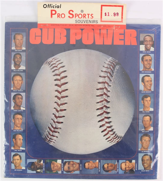 1969 Chicago Cubs Cub Power Record Album w/ Original Retail Packaging