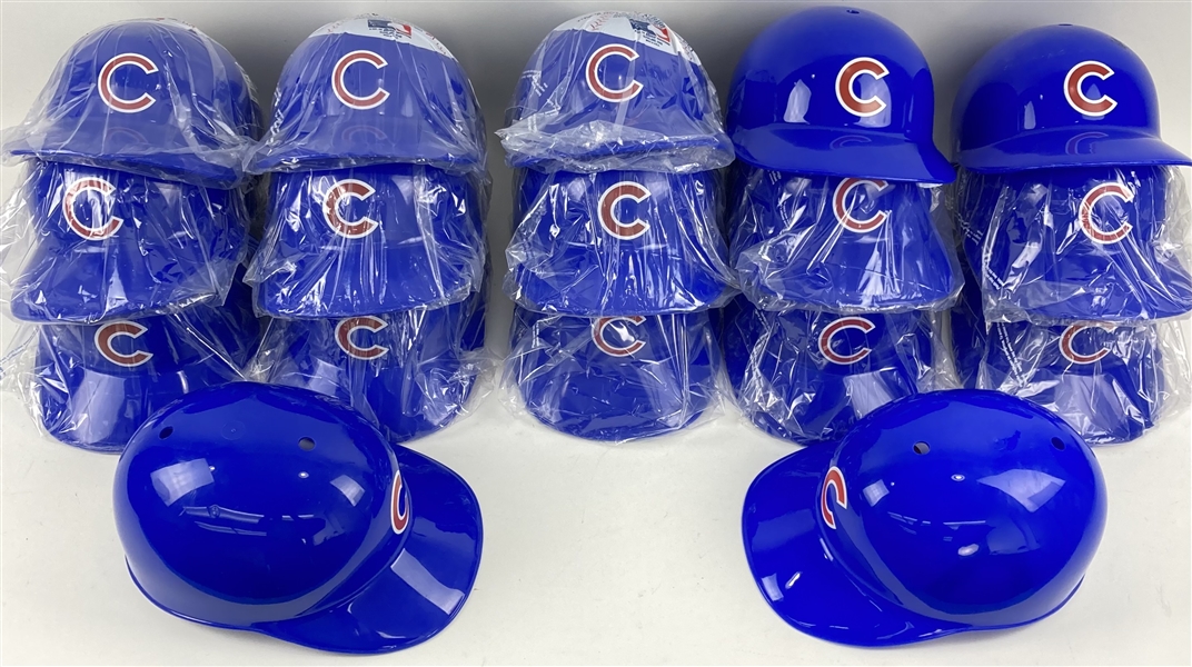 1970s Chicago Cubs Souvenir Batting Helmets - Lot of 17