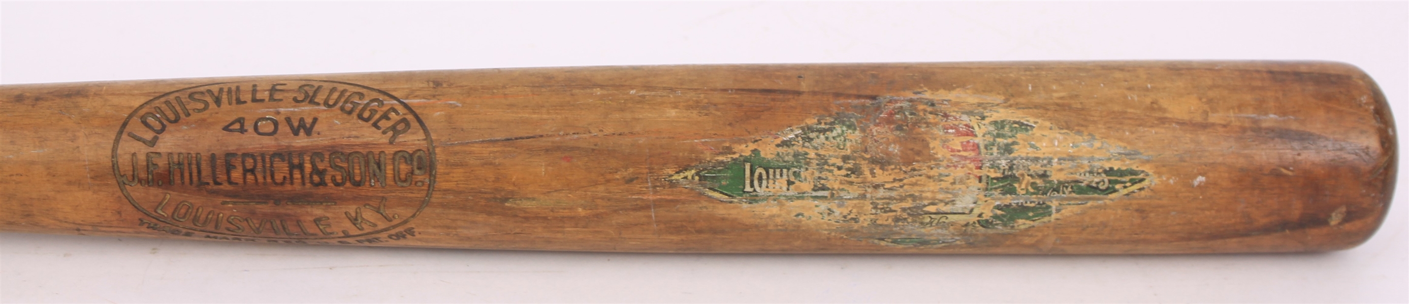 1910-15 Honus Wagner Pittsburgh Pirates H&B Louisville Slugger 40W Bat (MEARS LOA/PSA GU 4)