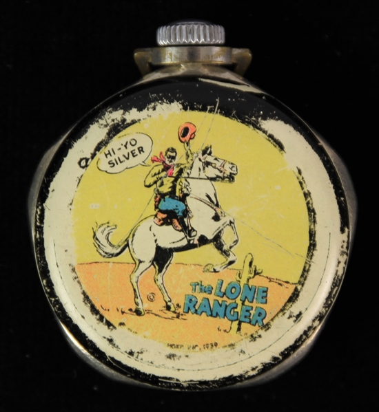 1970s The Lone Ranger New Haven Pocket Watch