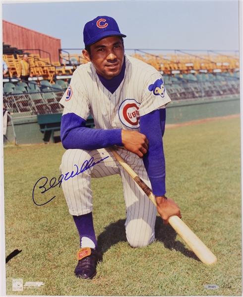 2001 Billy Williams Chicago Cubs Signed 16" x 20" Photo (JSA) 6/26