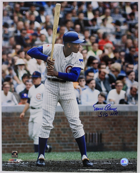 1953-1971 Ernie Banks Chicago Cubs Signed 16x20 Photo