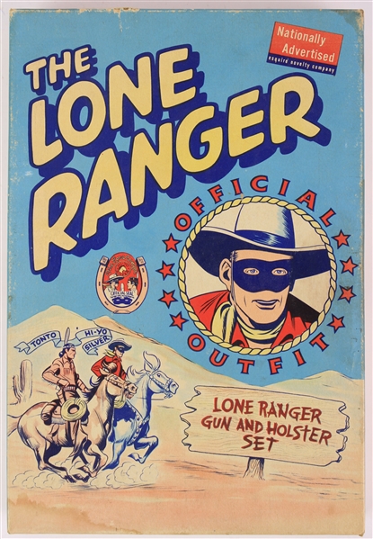 1947 Lone Ranger Gun And Holster Set Product Box