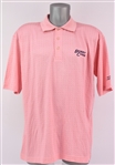 2000s Bobby Chan Pink Golf Polo Shirt Attributed to Fred Funk (MEARS LOA)