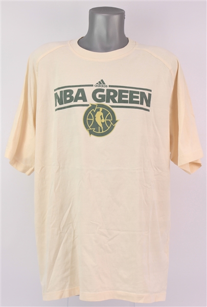 2011-12 Carmelo Anthony New York Knicks NBA Green Warm Up Shirt (MEARS LOA/Steiner)