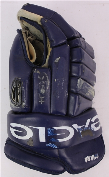 1997-2001 Zdeno Chara New York Islanders Game Worn Eagle Hockey Glove (MEARS LOA)