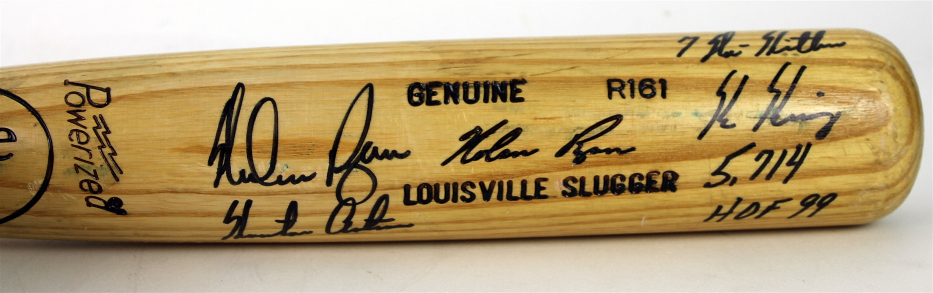 1985 Nolan Ryan Houston Astros Signed Louisville Slugger Professional Model Game Used Bat (MEARS A10/JSA) 