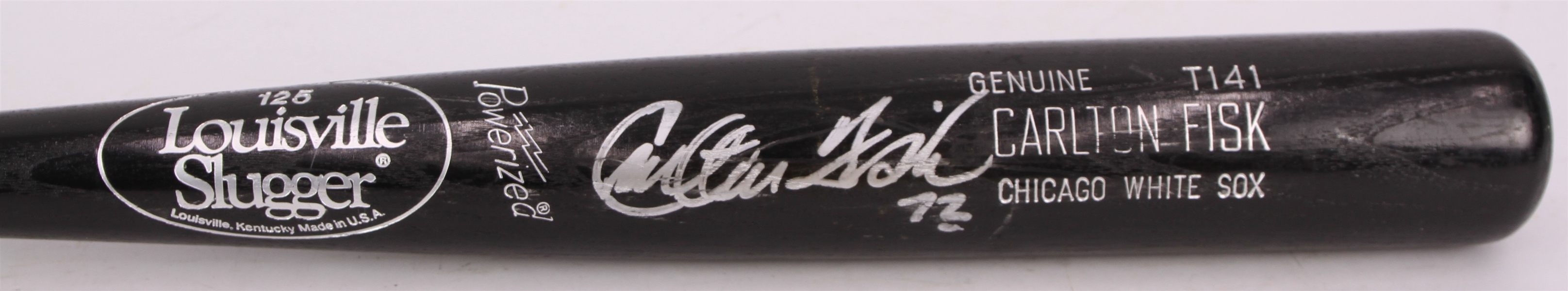 1991-93 Carlton Fisk Chicago White Sox Signed Louisville Slugger Professional Model Bat (MEARS A6/JSA)