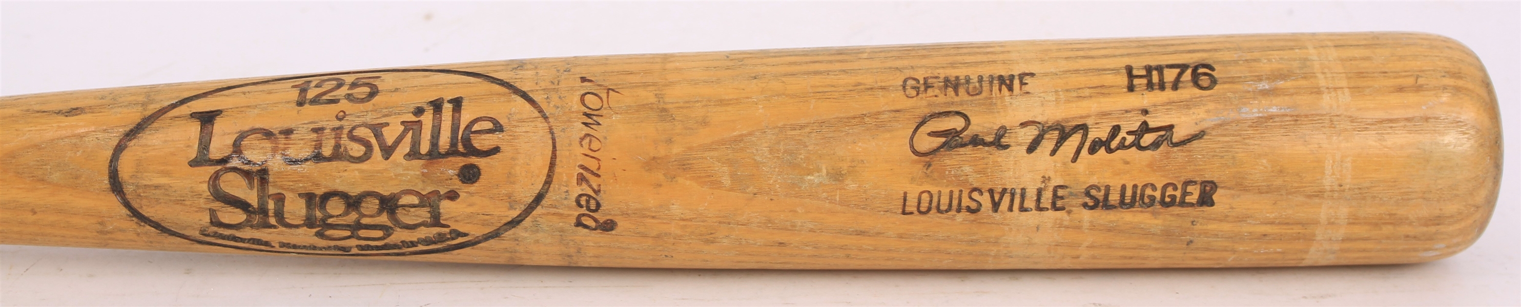 1980-83 Paul Molitor Milwaukee Brewers Louisville Slugger Professional Model Game Used Bat (MEARS A7)