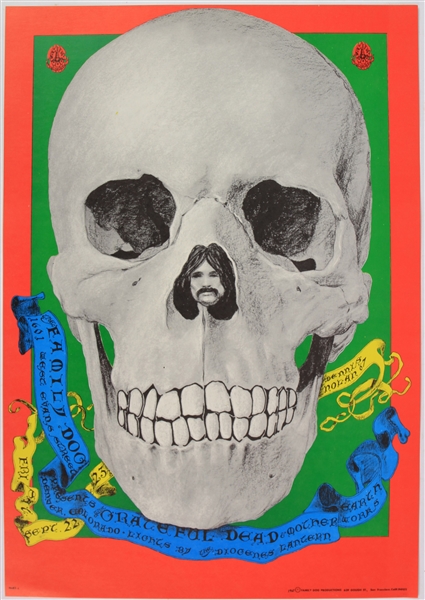 1967 Grateful Dead Family Dog Productions 14x20 Poster