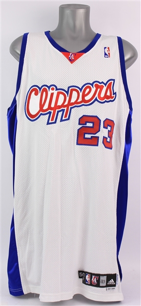 2007-08 Ruben Patterson Los Angeles Clippers Game Worn Home Jersey (MEARS LOA)