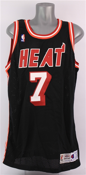 1995-96 Rex Chapman Miami Heat Game Worn Road Jersey (MEARS A5)