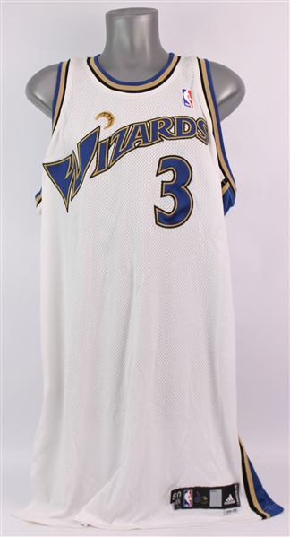 2009-10 Caron Butler Washington Wizards Game Worn Home Jersey (MEARS A5)