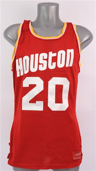 1982-84 Terry Teagle Houston Rockets Game Worn Road Jersey (MEARS LOA)